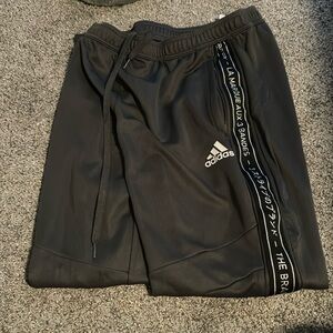 Adidas Mens 31” Tiro 19 Tapered Side Logo Training Pants FQ4890 Gray Size Large